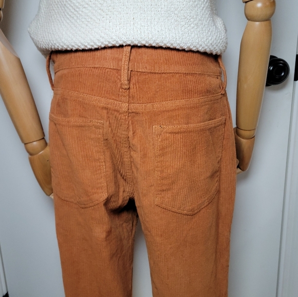 Frame Denim Le High Straight Amber Corduroy Pants Size 28 - Picture 5 of 9